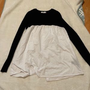 Zara long shirt ; size 0